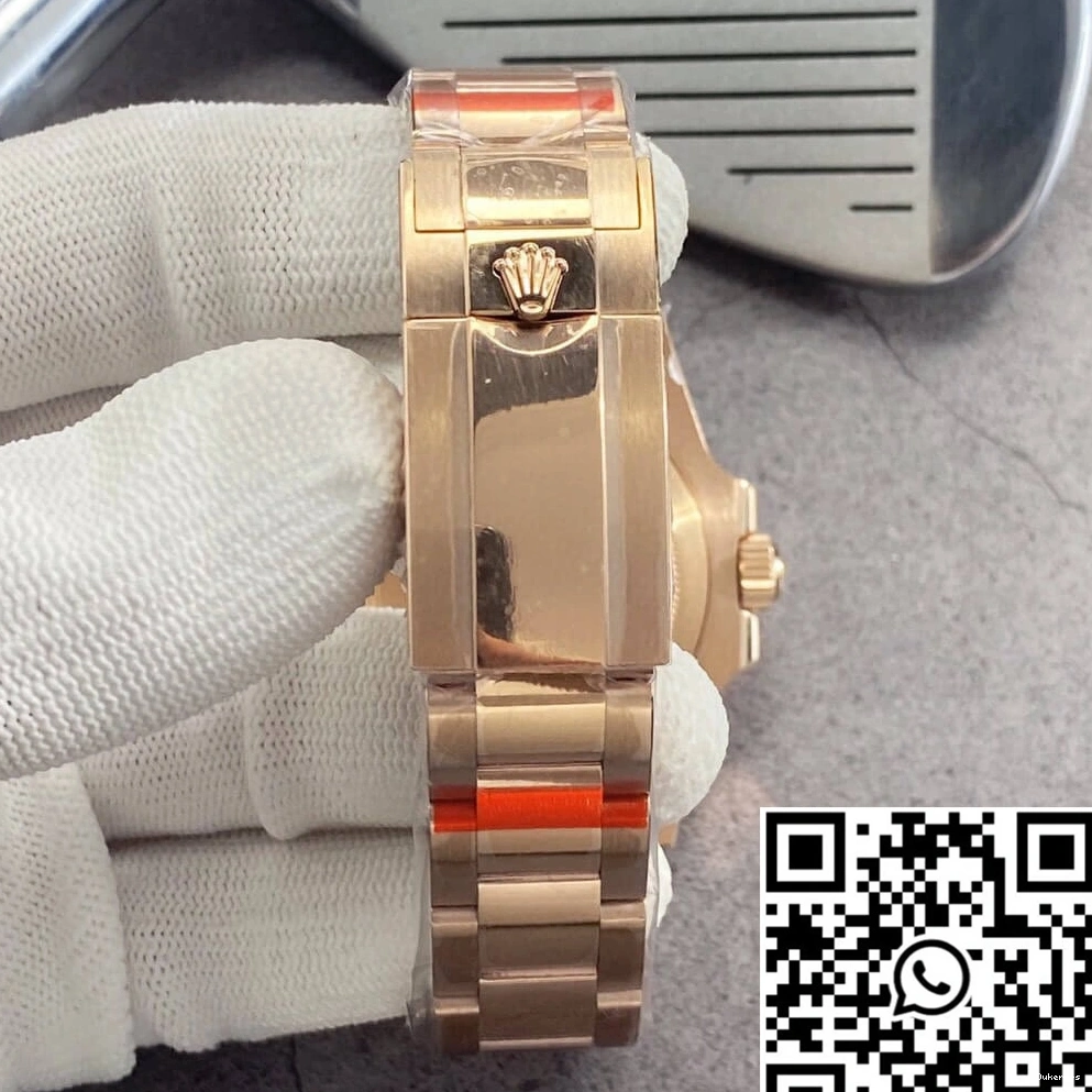 II Rolex Rose Factory GMT 126715CHNR-0001 GM Gold Black Master Dial 0313